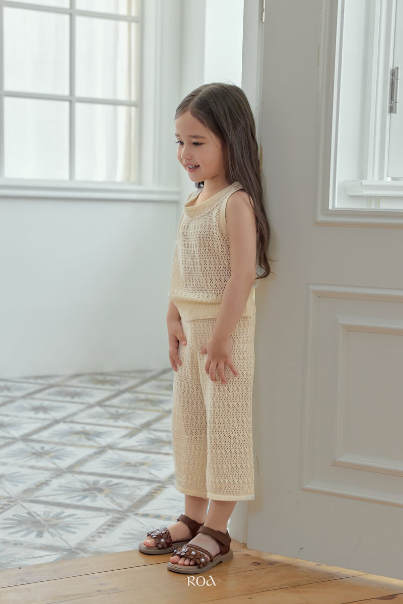 Roa - Korean Children Fashion - #kidsshorts - Chouchou Knit Set - 8