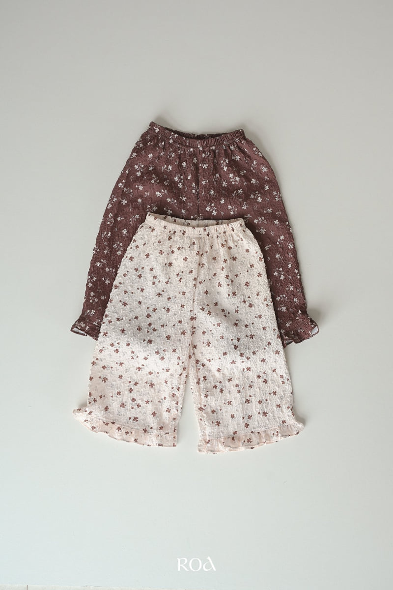 Roa - Korean Children Fashion - #kidzfashiontrend - Vintage Bloom Pants