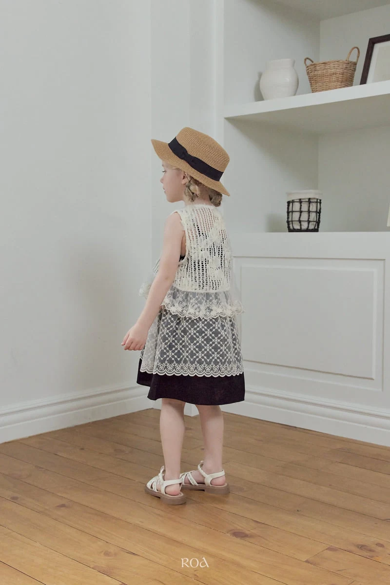 Roa - Korean Children Fashion - #Kfashion4kids - Pure Lace Vest - 4