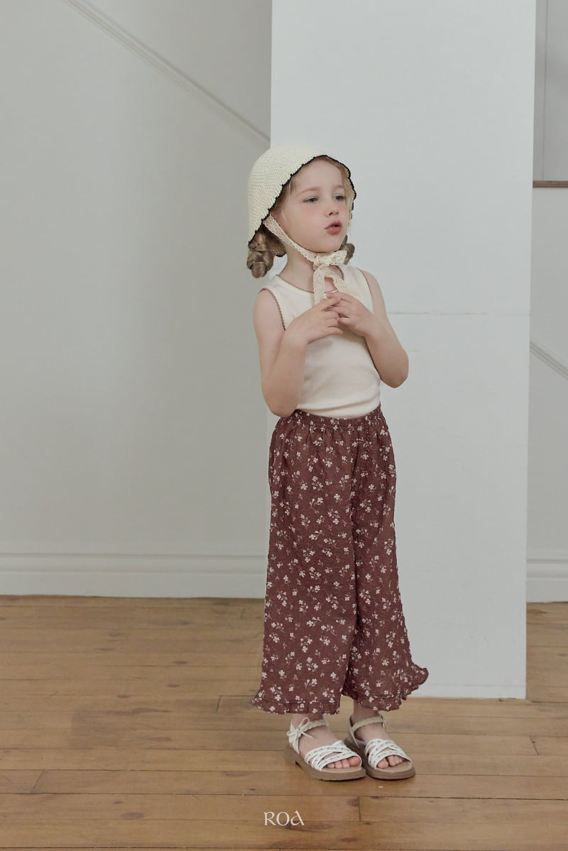 Roa - Korean Children Fashion - #littlefashionista - Vintage Bloom Pants - 4