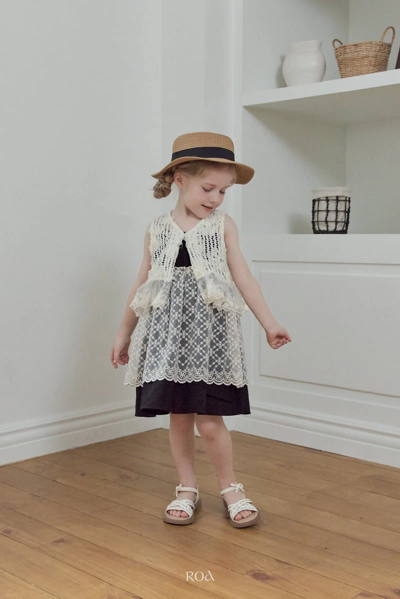 Roa - Korean Children Fashion - #magicofchildhood - Pure Lace Vest - 5