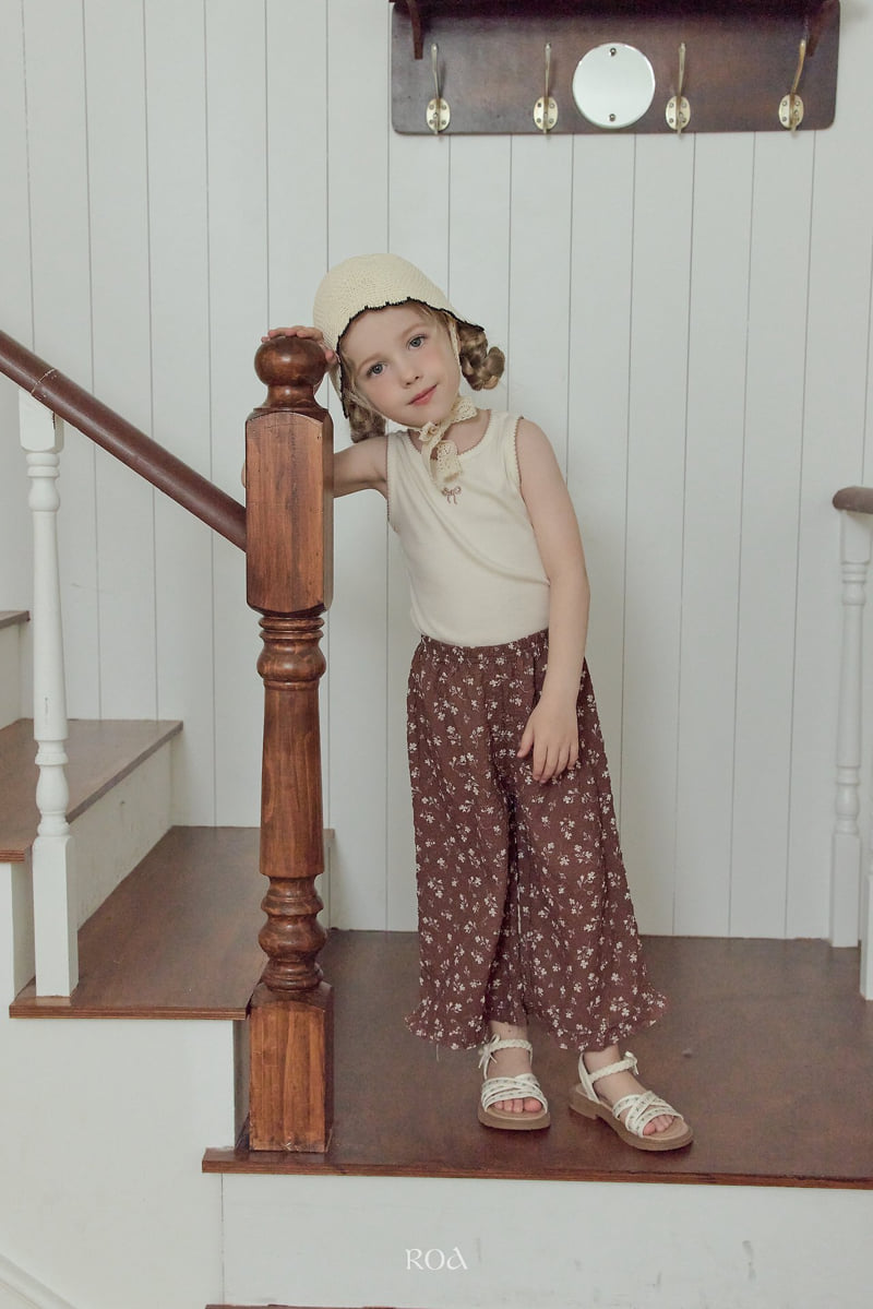 Roa - Korean Children Fashion - #prettylittlegirls - Ribbon Embroidered Sleeveless Tee - 11