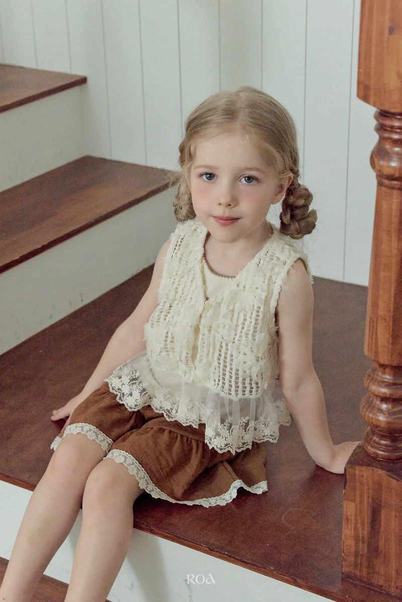 Roa - Korean Children Fashion - #stylishchildhood - Pure Lace Vest - 10