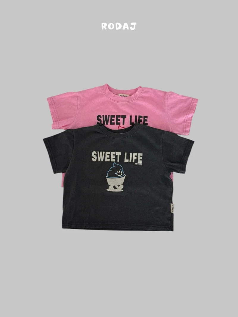Roda J - Korean Children Fashion - #kidsshorts - Life Tee - 3