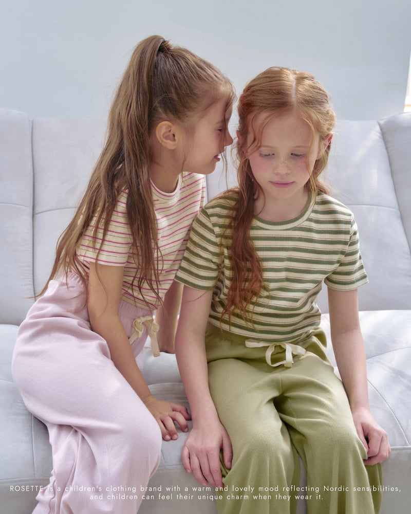 Rosette - Korean Children Fashion - #Kfashion4kids - Line Tee - 3