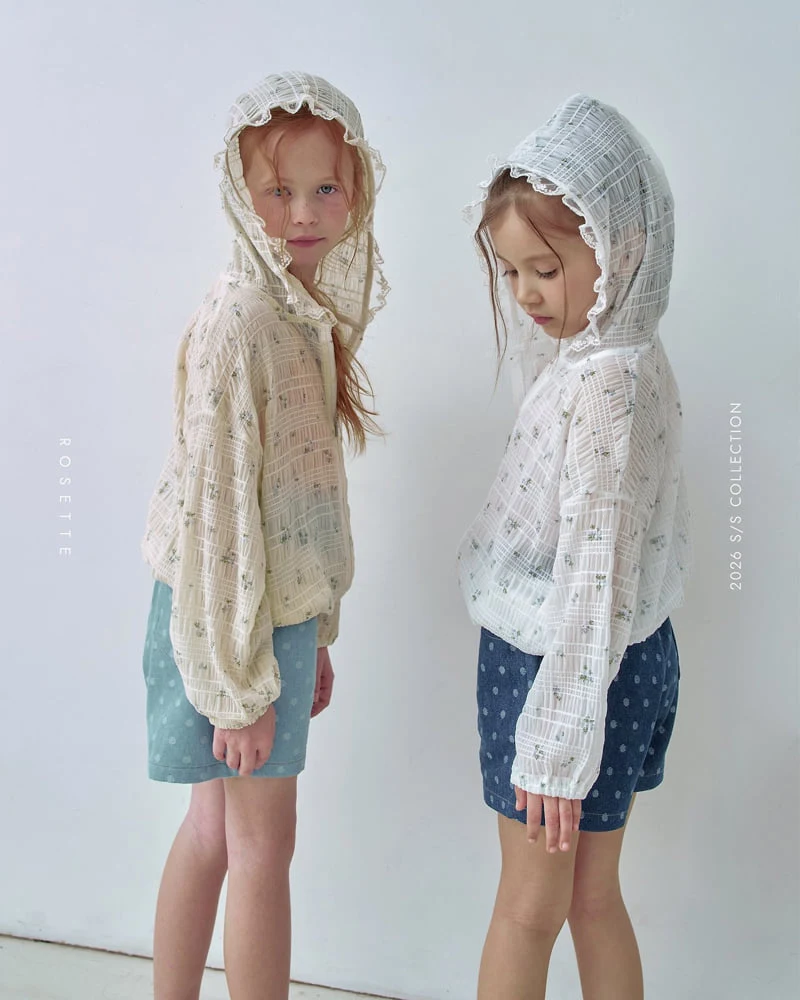 Rosette - Korean Children Fashion - #childrensboutique - Rosy Lace Hooded Jumper - 12