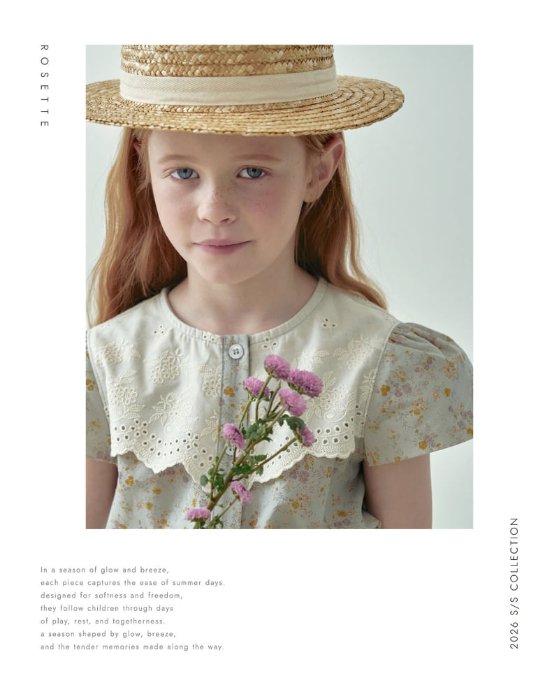 Rosette - Korean Children Fashion - #childrensboutique - Romang Blouse