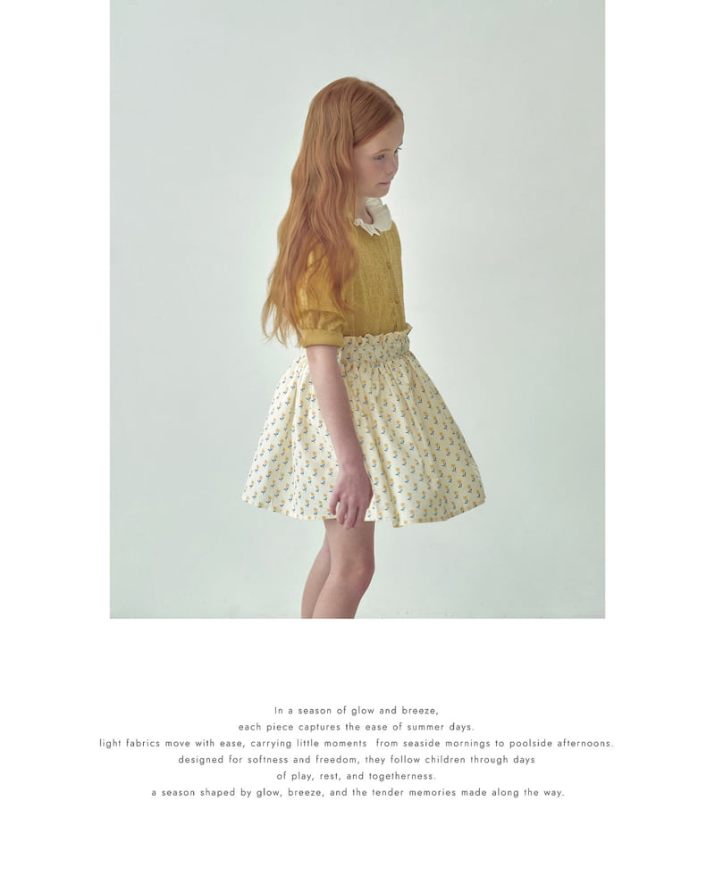 Rosette - Korean Children Fashion - #discoveringself - Merry Skirt