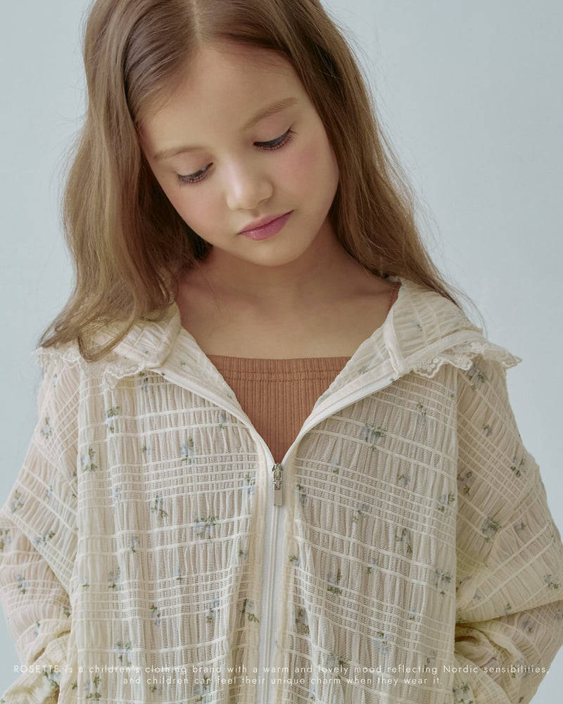 Rosette - Korean Children Fashion - #fashionkids - Rosy Lace Hooded Jumper