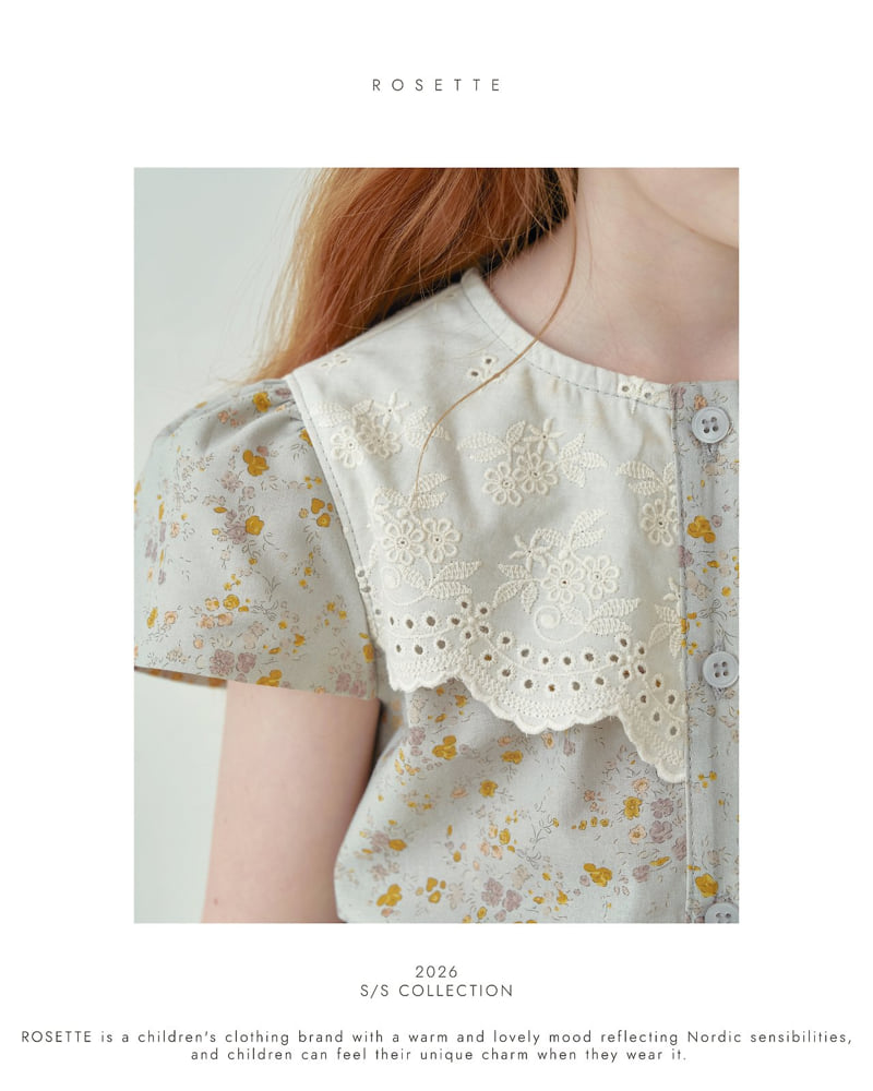 Rosette - Korean Children Fashion - #kidsshorts - Romang Blouse - 5