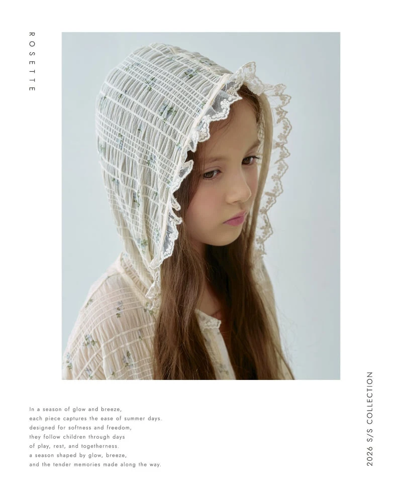 Rosette - Korean Children Fashion - #kidsstore - Rosy Lace Hooded Jumper - 3