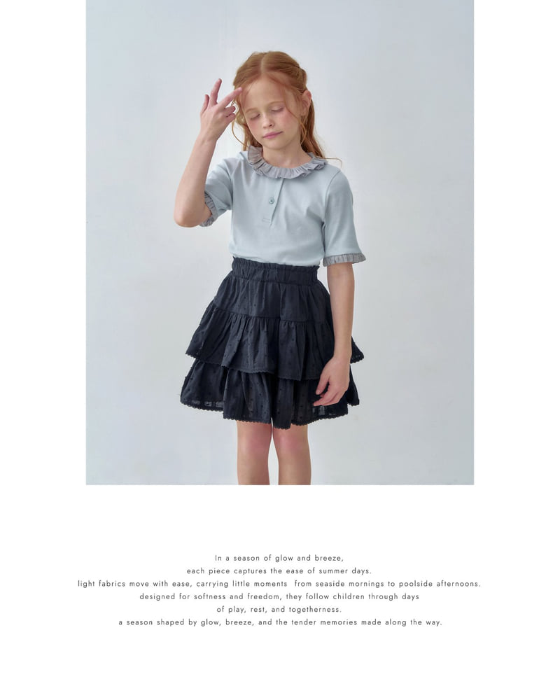 Rosette - Korean Children Fashion - #littlefashionista - Frill Tee - 8