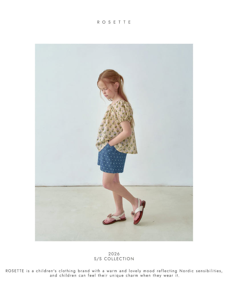 Rosette - Korean Children Fashion - #littlefashionista - Peach Blouse - 8