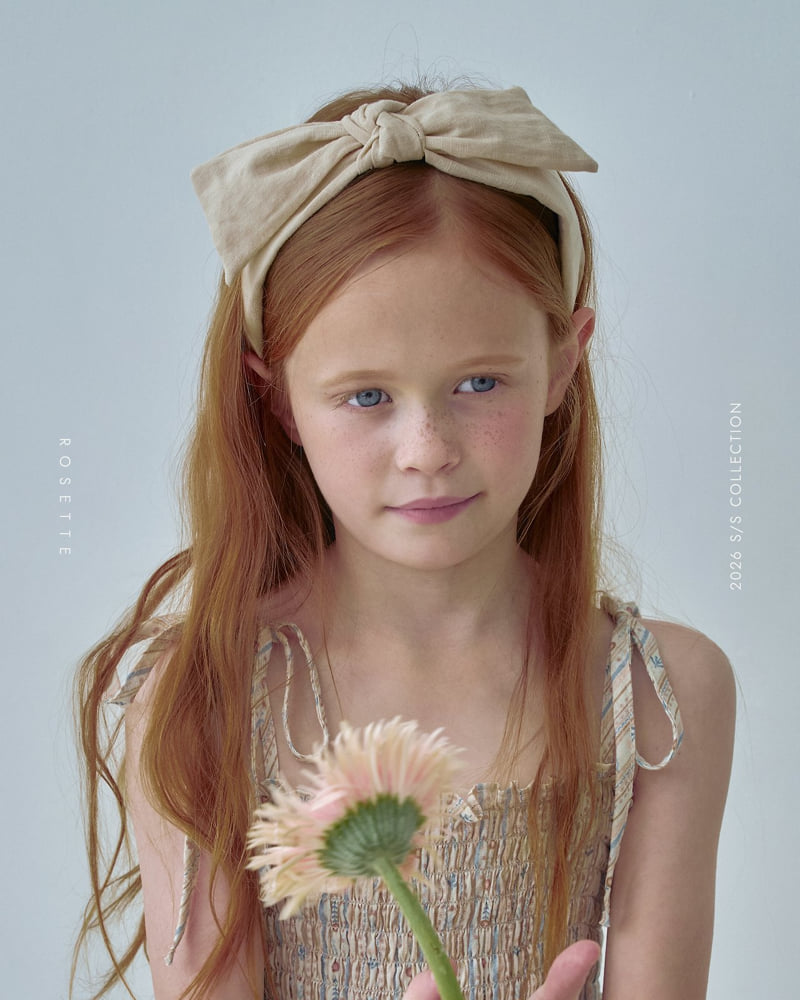 Rosette - Korean Children Fashion - #magicofchildhood - Ribbon Hairband - 2