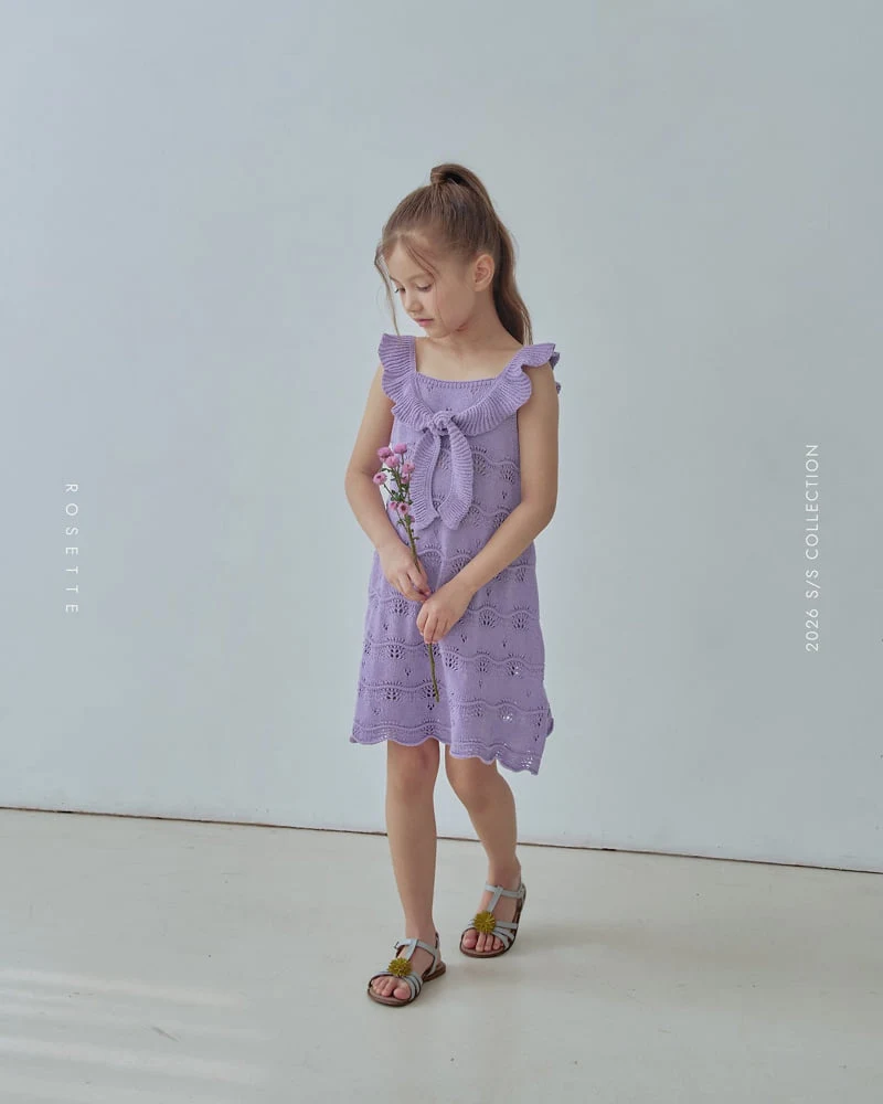 Rosette - Korean Children Fashion - #magicofchildhood - Solea Knit One-piece