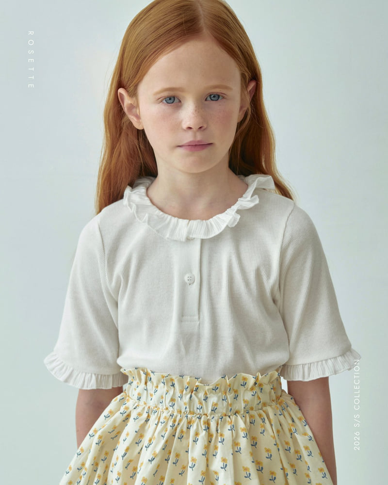 Rosette - Korean Children Fashion - #minifashionista - Frill Tee - 10