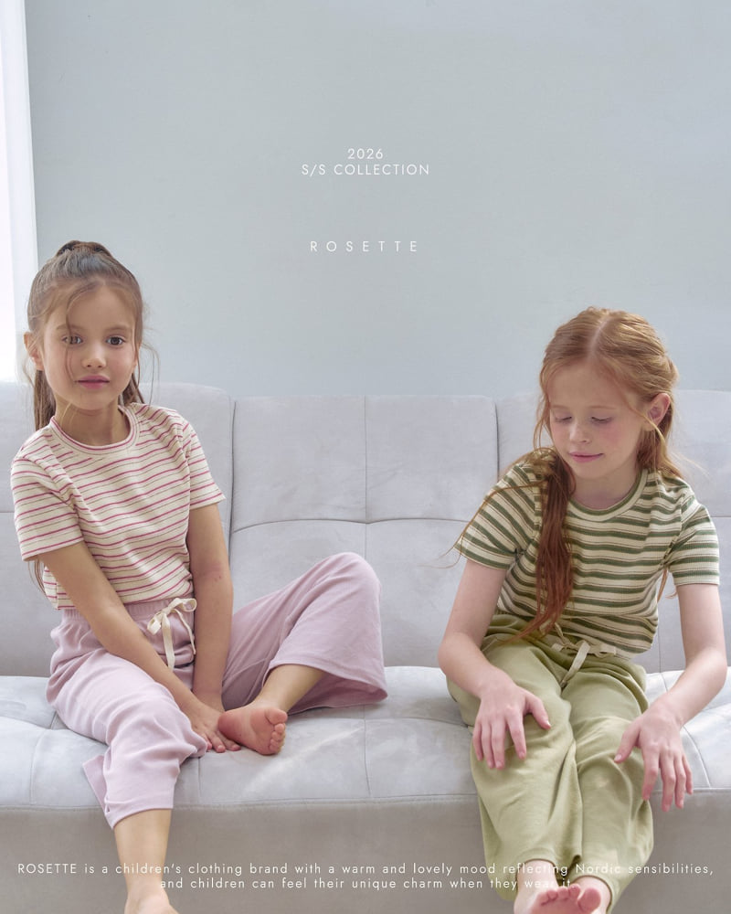 Rosette - Korean Children Fashion - #minifashionista - Line Tee - 6