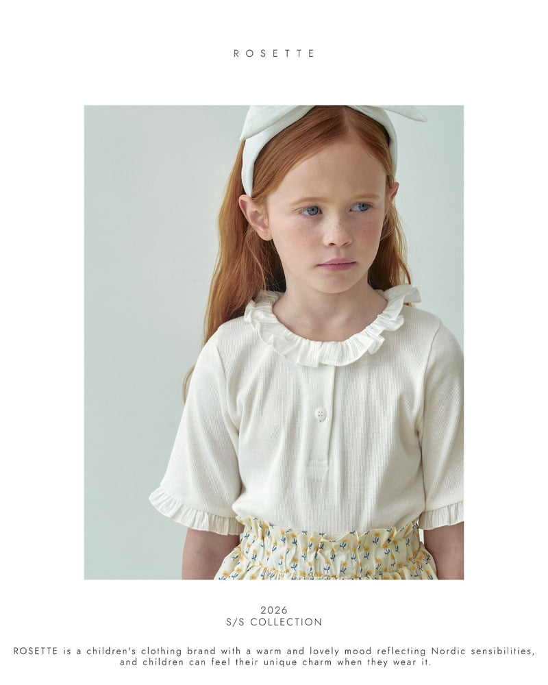 Rosette - Korean Children Fashion - #prettylittlegirls - Frill Tee - 11