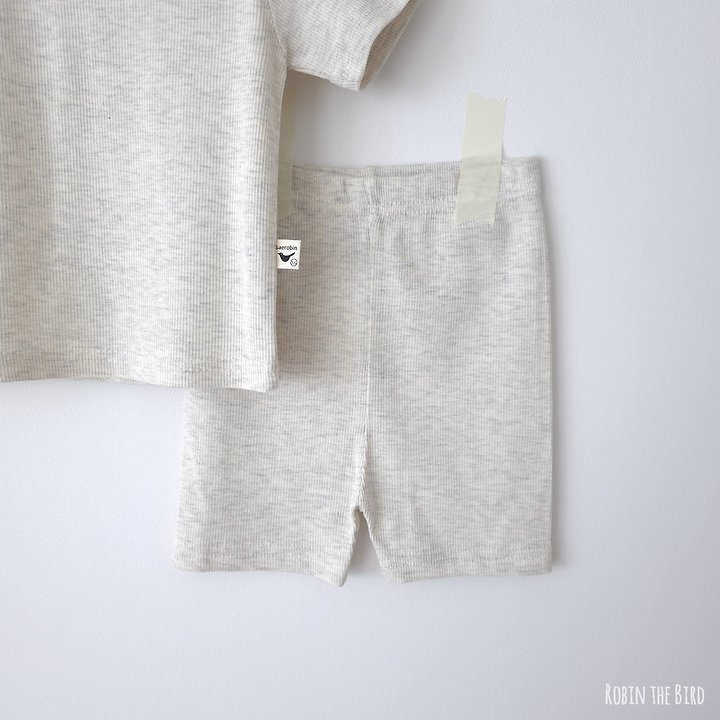 Saerobin - Korean Baby Fashion - #babyboutiqueclothing - Flowy Modal Short Sleeve Easywear - 9