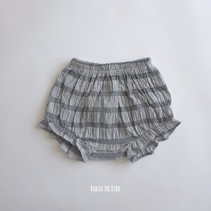 Saerobin - Korean Baby Fashion - #babyboutique - Frill Check Bloomer - 4
