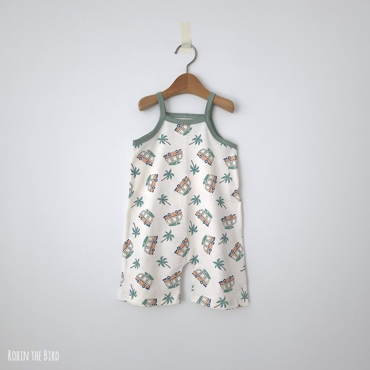 Saerobin - Korean Baby Fashion - #babyclothing - Tropical Jumpsuit - 8