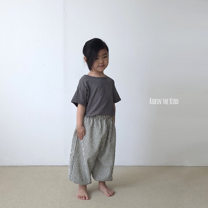 Saerobin - Korean Baby Fashion - #babyfever - Striped Sausage Wrinkle Pants - 4