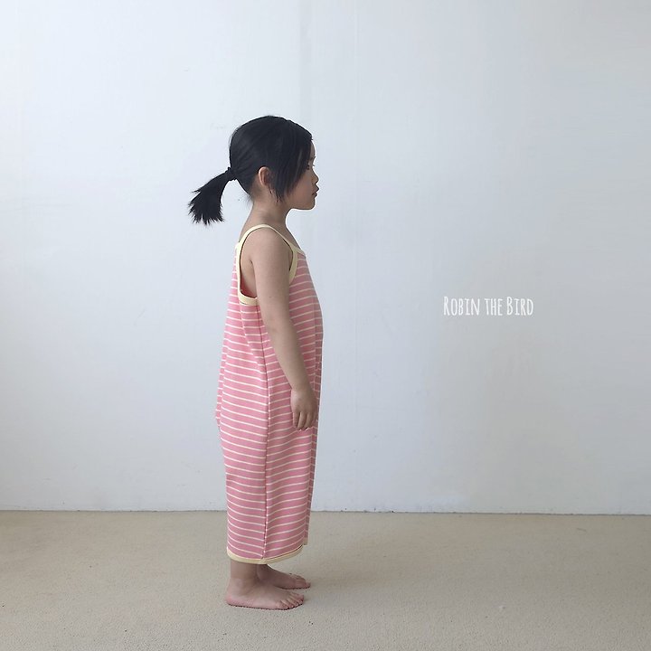 Saerobin - Korean Baby Fashion - #babygirlfashion - Striped Jumpsuit - 4