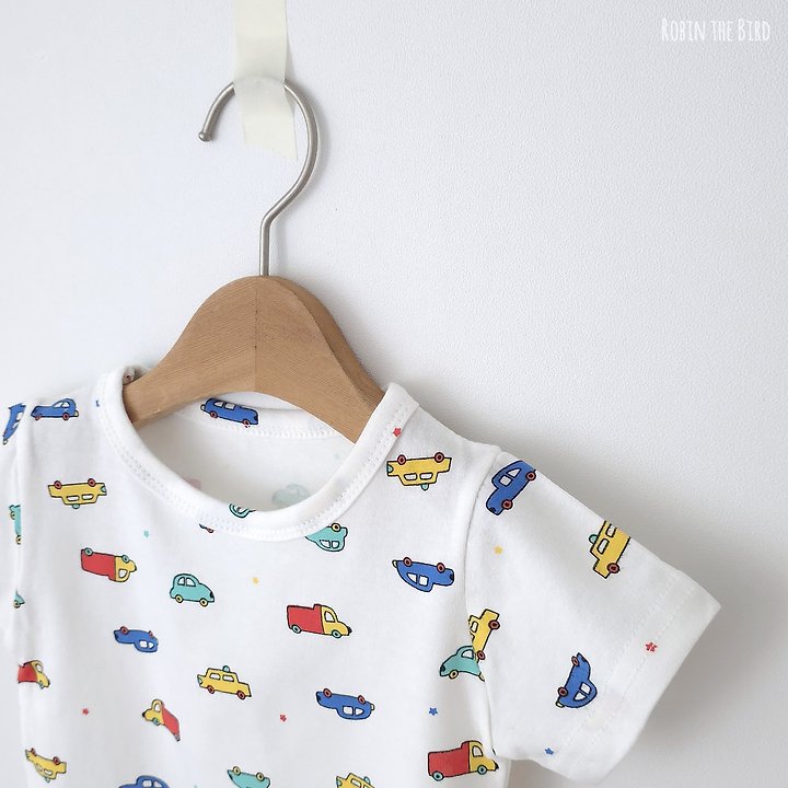 Saerobin - Korean Baby Fashion - #babyoninstagram - Single Short Sleeve Easywear - 9