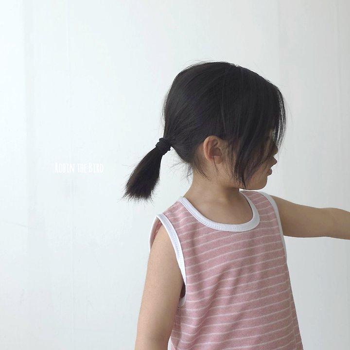 Saerobin - Korean Baby Fashion - #babyootd - Terry Sleeveless Set - 5