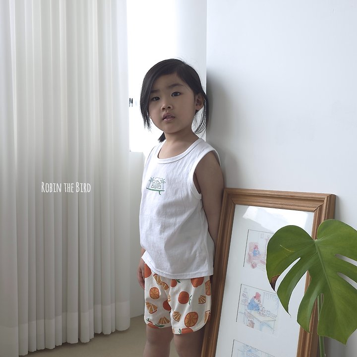 Saerobin - Korean Baby Fashion - #babyoutfit - Island Sleeveless Tee - 10