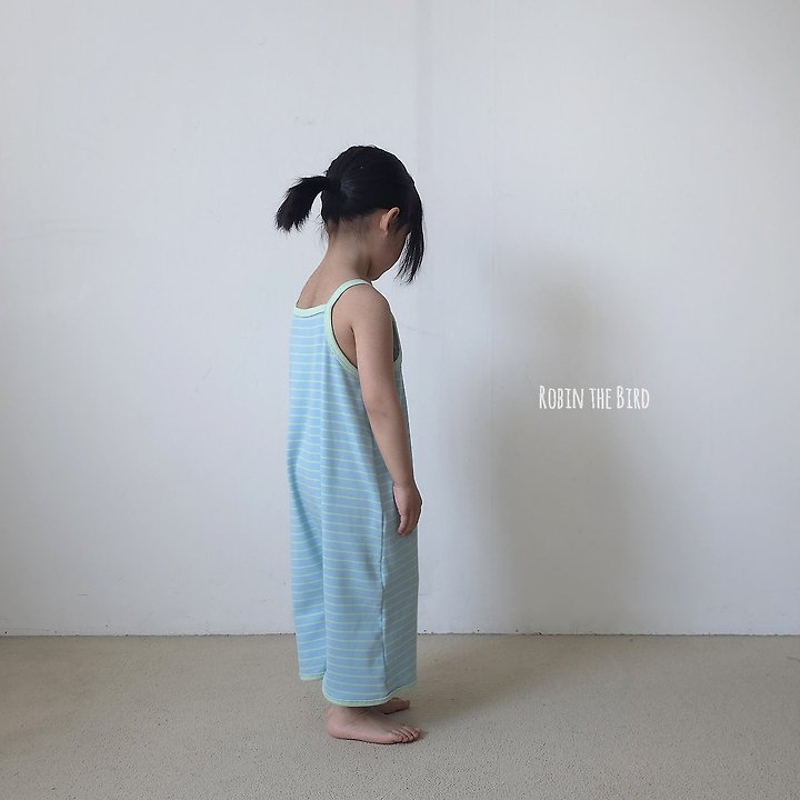 Saerobin - Korean Baby Fashion - #babyoutfit - Striped Jumpsuit - 8