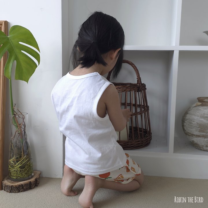 Saerobin - Korean Baby Fashion - #babywear - Island Sleeveless Tee - 11