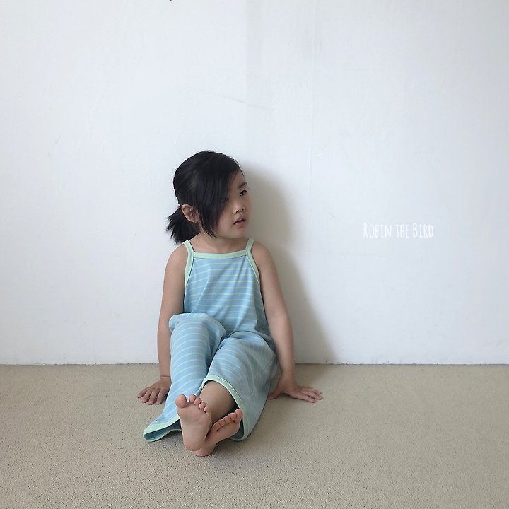 Saerobin - Korean Baby Fashion - #babywear - Striped Jumpsuit - 9