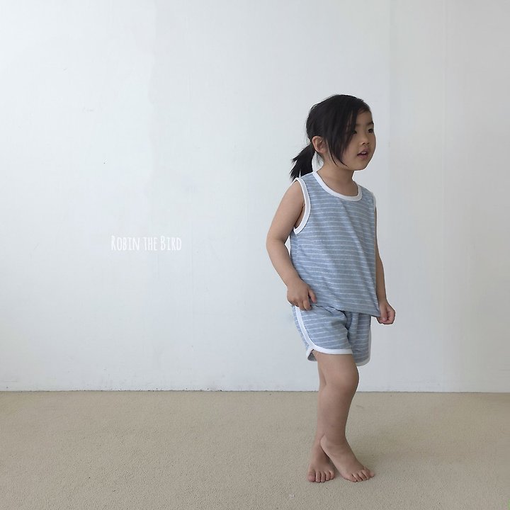 Saerobin - Korean Baby Fashion - #babywear - Terry Sleeveless Set - 8