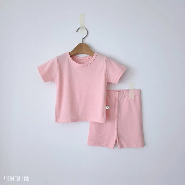 Saerobin - Korean Baby Fashion - #babyoutfit - Flowy Modal Short Sleeve Easywear - 4