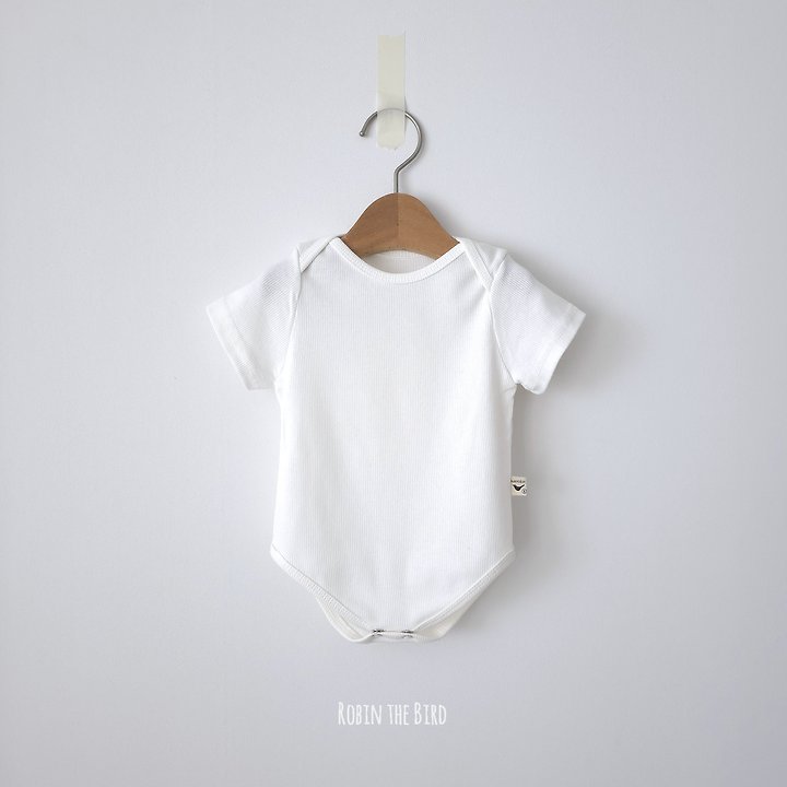 Saerobin - Korean Baby Fashion - #babywear - Flowy Modal Short Sleeve Bodysuit - 3