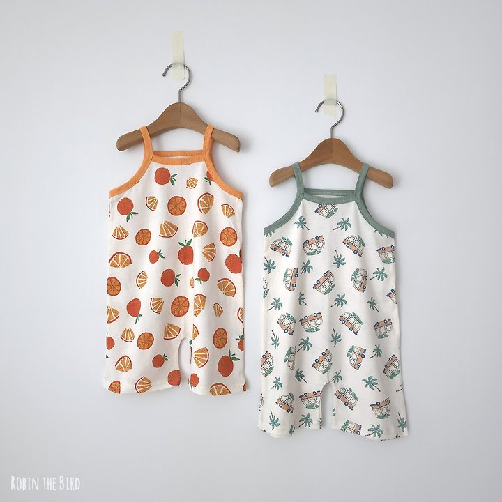 Saerobin - Korean Baby Fashion - #babywear - Tropical Jumpsuit - 2