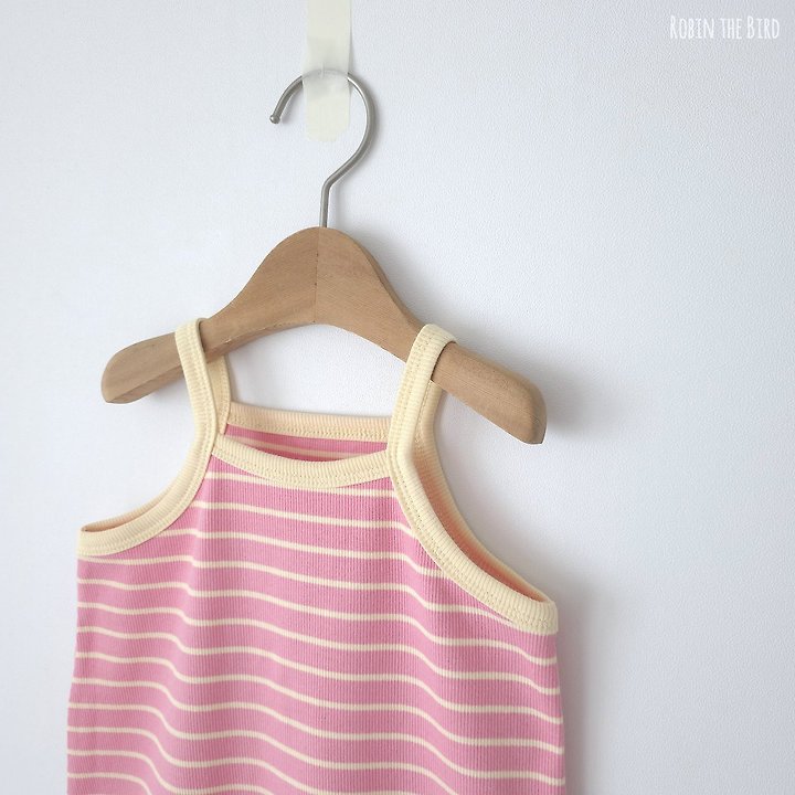 Saerobin - Korean Baby Fashion - #onlinebabyboutique - Striped Jumpsuit - 10