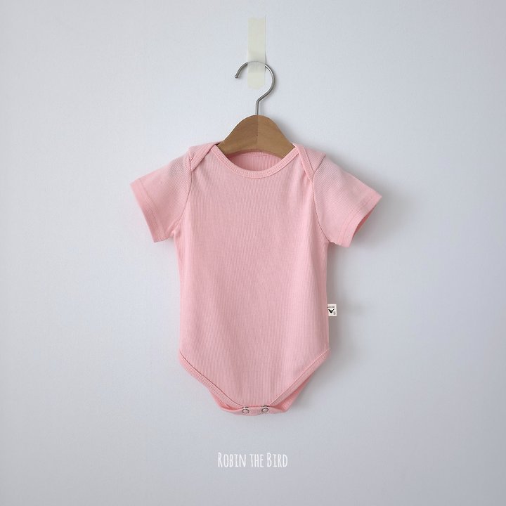 Saerobin - Korean Baby Fashion - #babywear - Flowy Modal Short Sleeve Bodysuit - 4