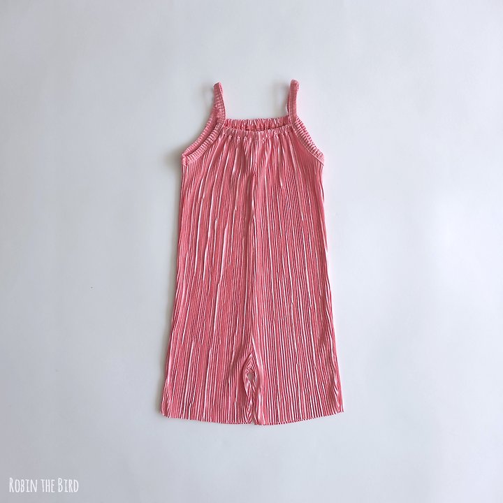 Saerobin - Korean Baby Fashion - #onlinebabyboutique - Pleated Jumpsuit - 12
