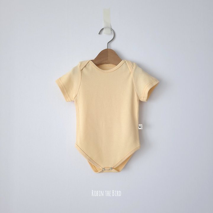 Saerobin - Korean Baby Fashion - #onlinebabyshop - Flowy Modal Short Sleeve Bodysuit - 5