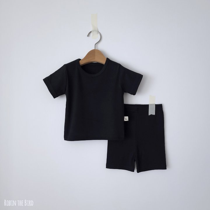 Saerobin - Korean Baby Fashion - #smilingbaby - Flowy Modal Short Sleeve Easywear - 7
