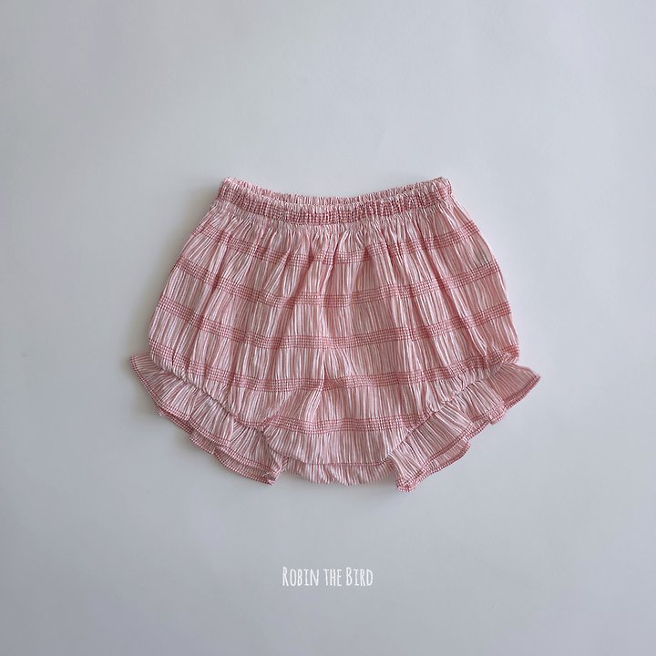 Saerobin - Korean Baby Fashion - #smilingbaby - Frill Check Bloomer - 2