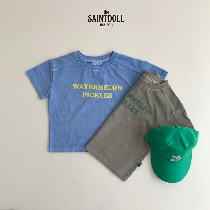 Saint Doll - Korean Children Fashion - #Kfashion4kids - Pig Watermelon Tee