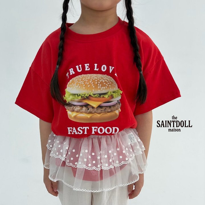 Saint Doll - Korean Children Fashion - #Kfashion4kids - Hamburger Tee - 10