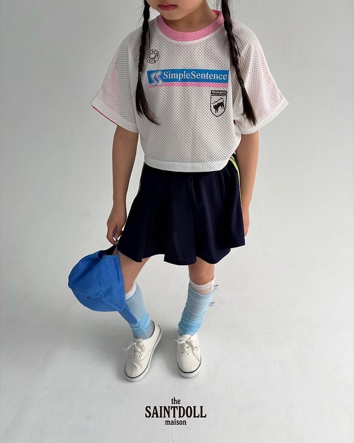 Saint Doll - Korean Children Fashion - #Kfashion4kids - Mesh Crop Tee - 9