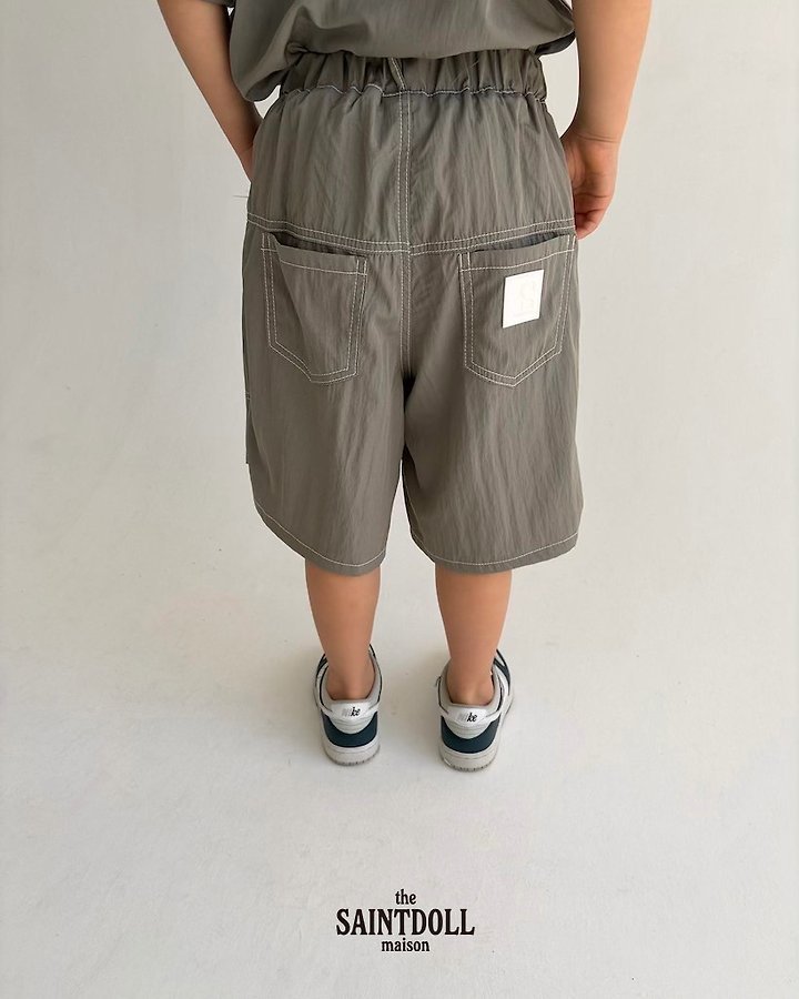 Saint Doll - Korean Children Fashion - #childofig - Stitch Bermuda Pants - 6