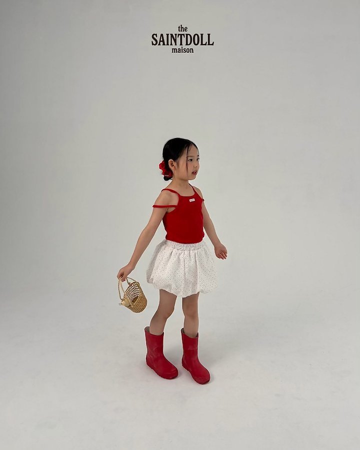Saint Doll - Korean Children Fashion - #childofig - Dot Balloon Skirt - 6