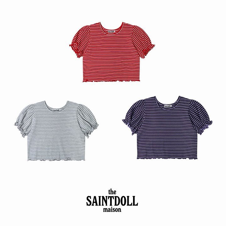 Saint Doll - Korean Children Fashion - #childofig - ST Puff Tee