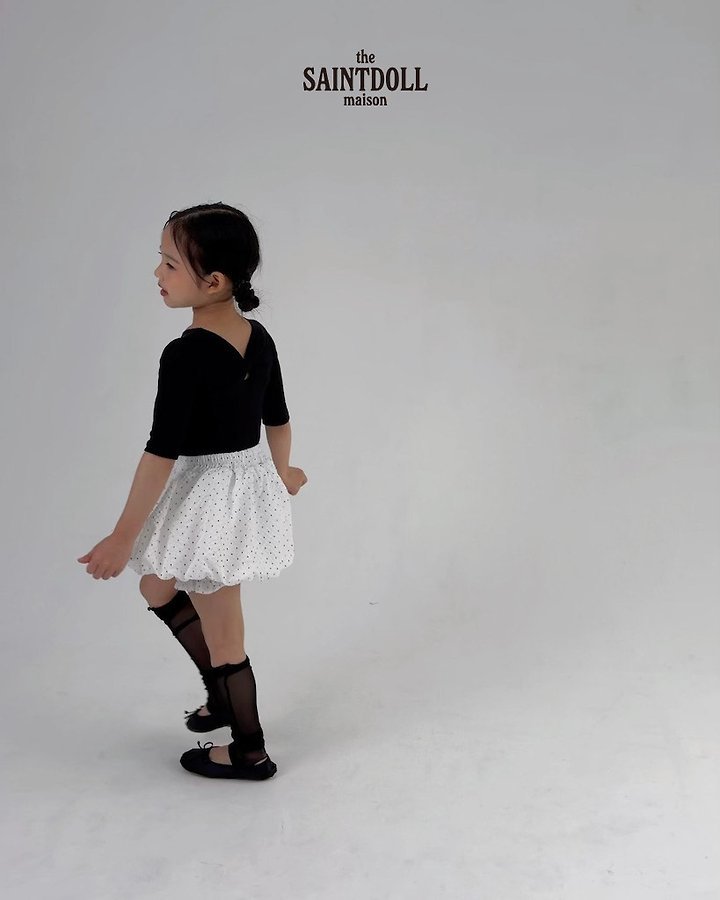 Saint Doll - Korean Children Fashion - #childofig - Ribbon 5-Sleeve Tee - 6